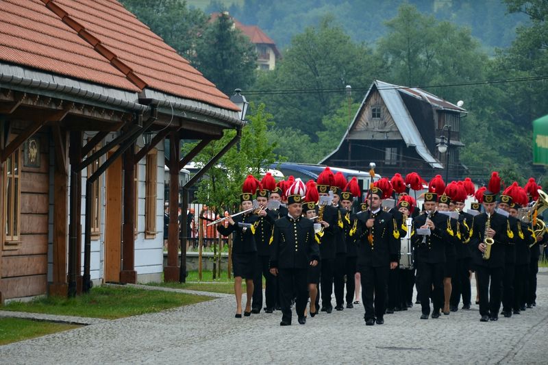Orkiestra Dęta Kopalni Soli w Bochni podczas festiwalu Echo Trombity 2011